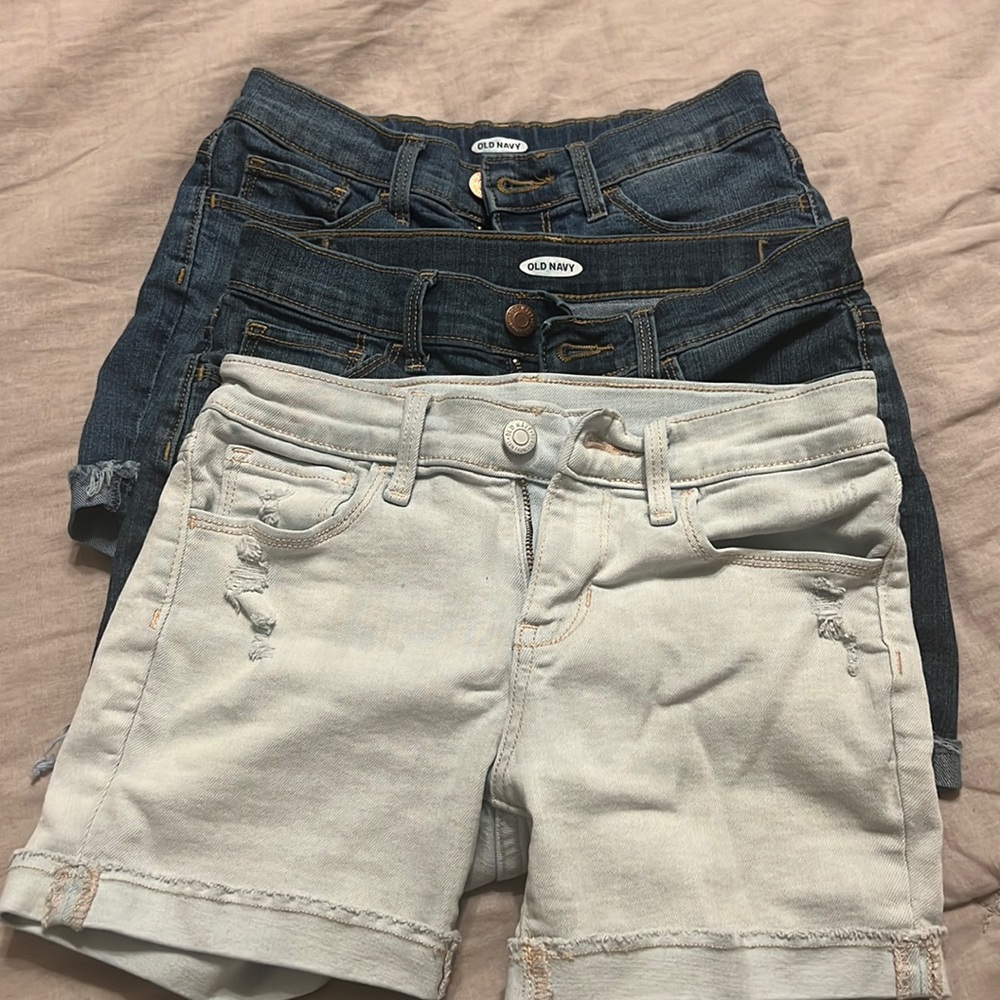 Old navy girls denim shorts size 10